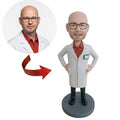 Custom Doctor Bobblehead from Photo – Personalized Medical Gift for Him