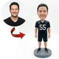Custom Sports Jersey Bobblehead from Photo – Personalized Athlete Gift for Him