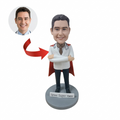 Personalized Doctor Bobblehead from Photo | Custom Christmas Gift for Doctor
