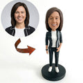 business woman Personalized Woman Bobblehead from Photo – Custom Gift for Her