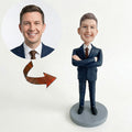 Custom Professional Man Bobblehead from Photo – Personalized Gift