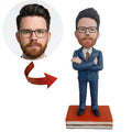 Custom Professional Man Bobblehead from Photo – Corporate Gift Idea