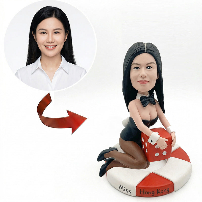 Custom Stylish Woman Bobblehead from Photo – Personalized Unique Gift