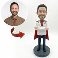 Personalized Doctor Bobblehead from Photo – Custom Medical Gift