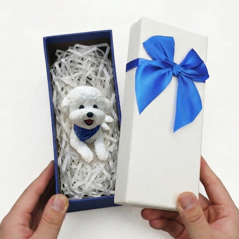 Custom Person and Pet Bobblehead from Photo – Personalized Gift with Dog or Cat | Handmade - ForeverBobble